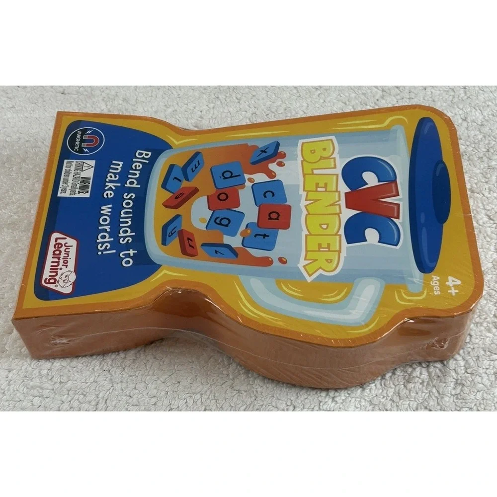 NEW Junior Learning CVC Blender - Blend Sounds to Make Words Ages 4 & Up Sealed